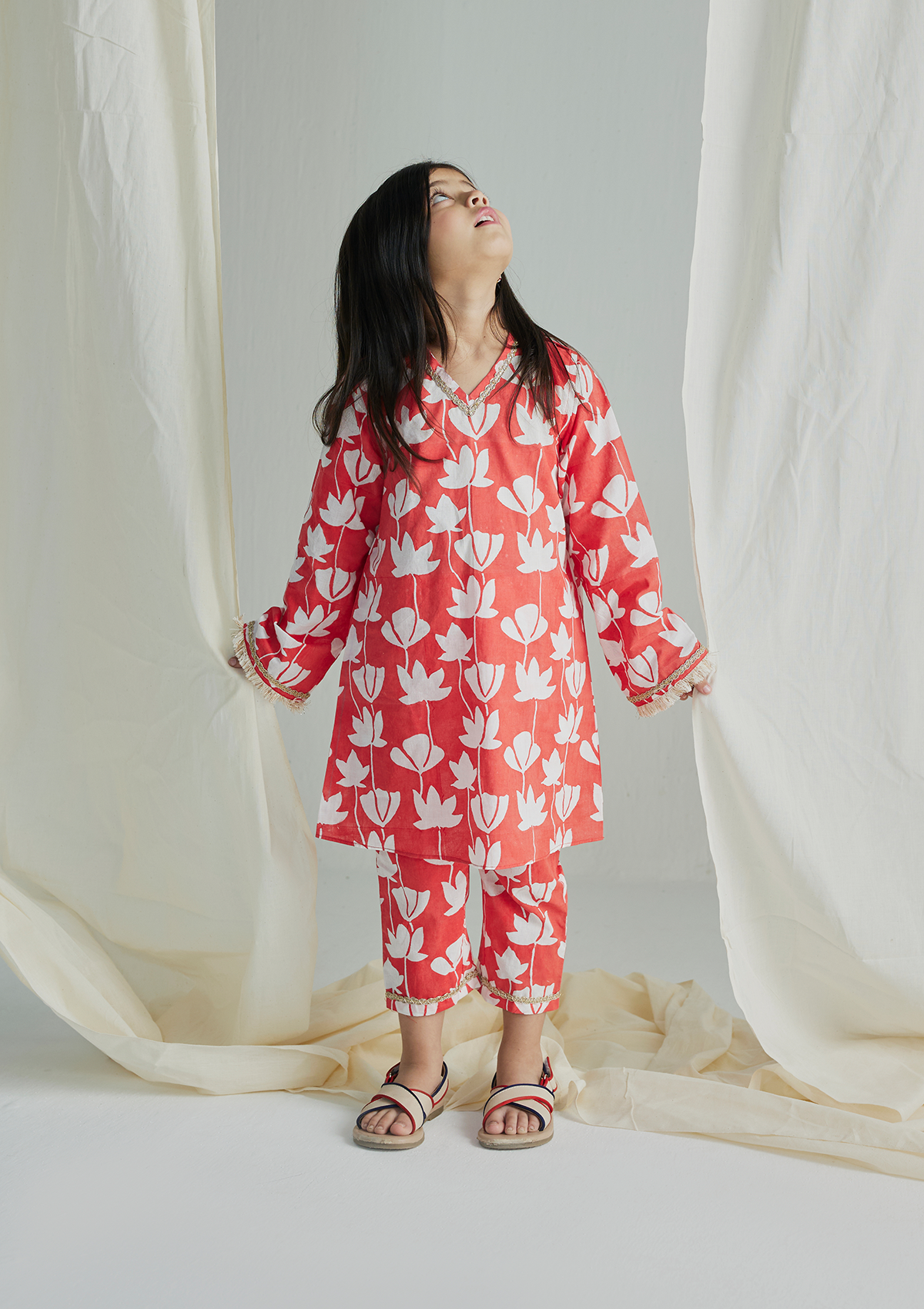 ANGRY BIRD A-LINE KURTA SET (GIRL)