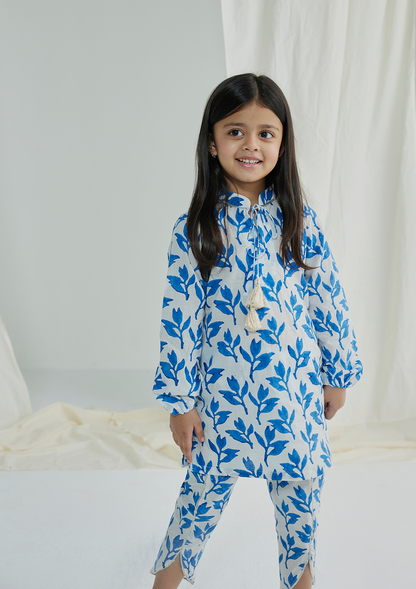 MOR SHORT KURTA WITH TULIP PANT (GIRL)