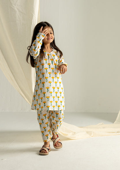 PANKH A-LINE KURTA SET (GIRL)