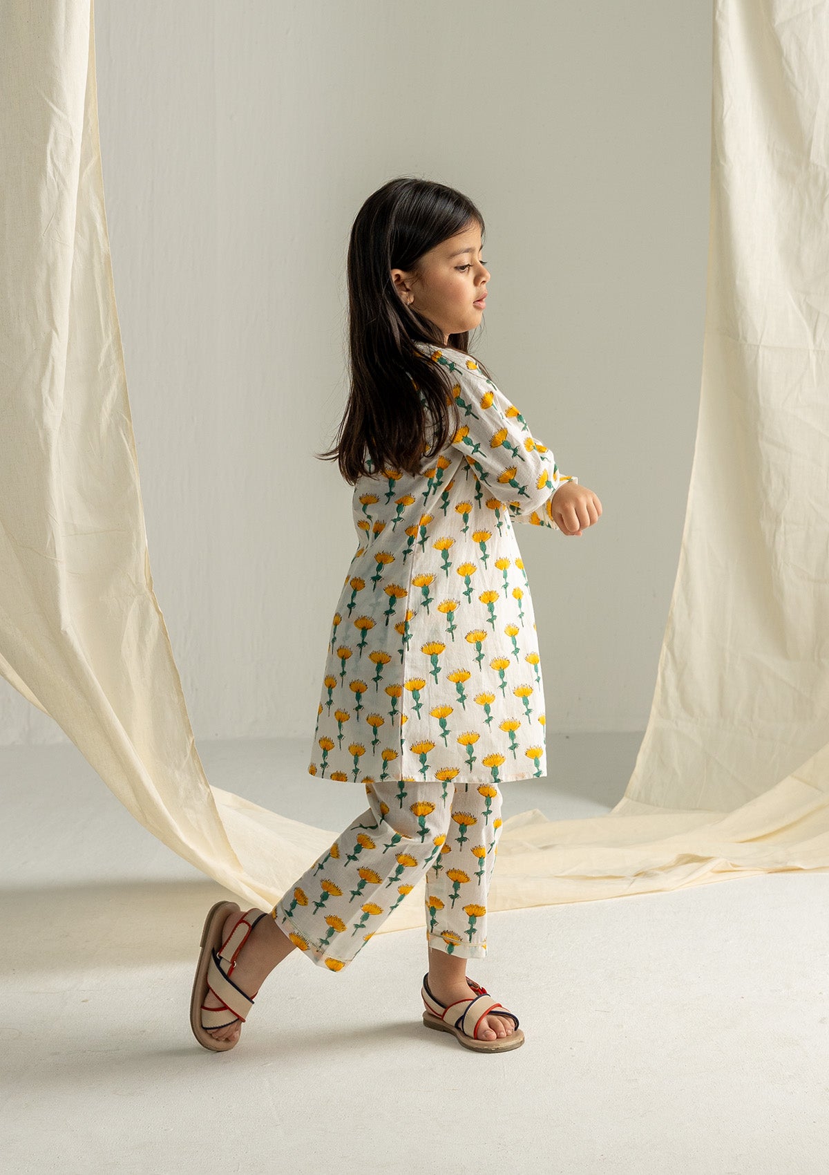 PANKH A-LINE KURTA SET (GIRL)