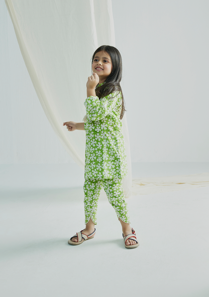 TOTA SHORT KURTA WITH TULIP PANTS (GIRL)