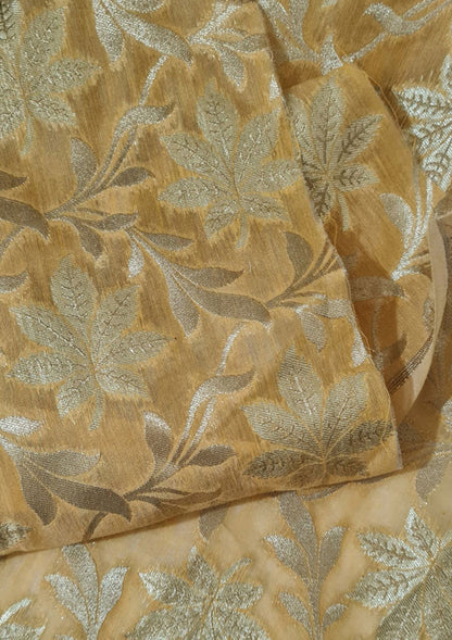 OFFWHITE BLOCK PRINT (SAREE)